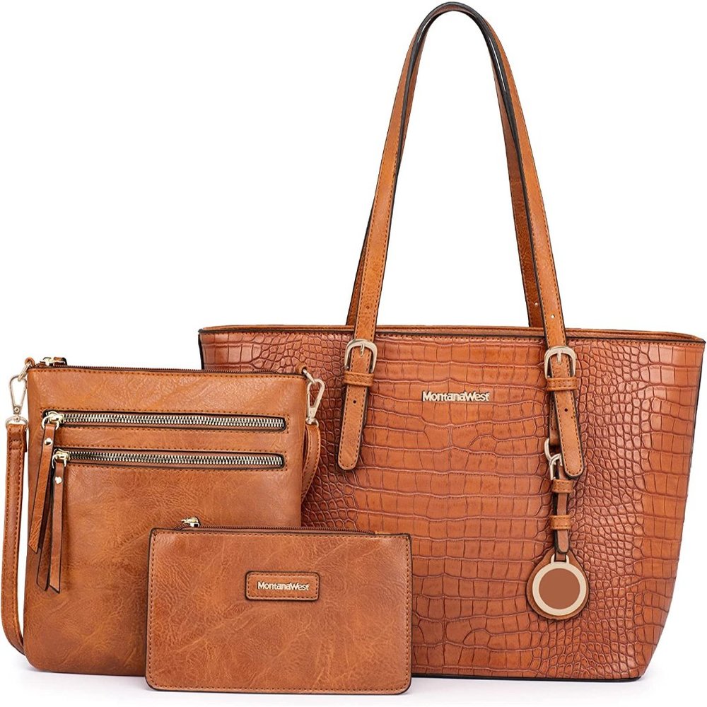 New Montana West Purses and Handbags for Women 3PCS Tote Purse and Walle… - Picture 2 of 16